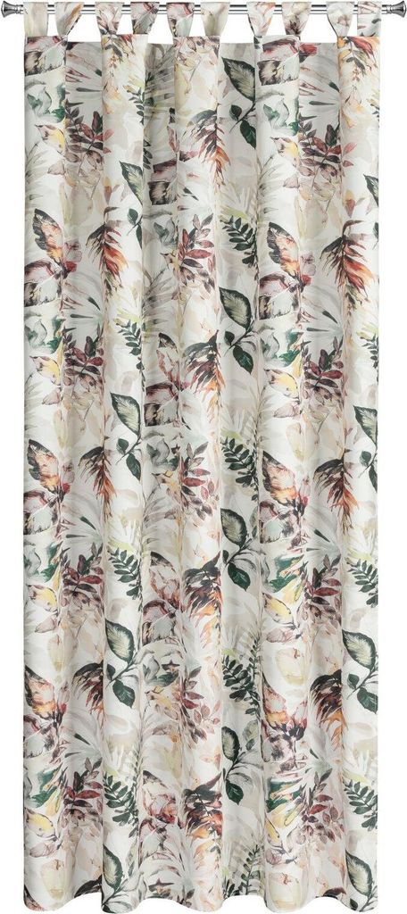 Tenda finita 155x240 Garden 2 fiori bianchi colorati per Immagine del prodotto 