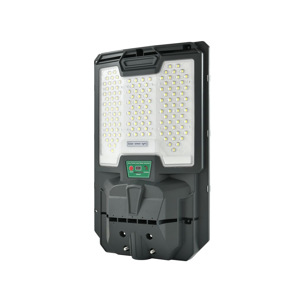 MasterLED Solar Straßenleuchte Lix 400W – 6000K Kaltweiß – IP65 Grau – PIR Sensor Fernbedienung – Außenbeleuchtung