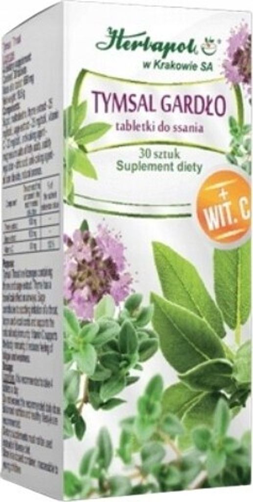Herbapol Tymsal Gardło 30 Lutschtabletten