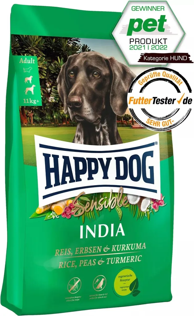 Aliment Chien Sensible HappyDog Inde 10kg pour Digestion Difficile