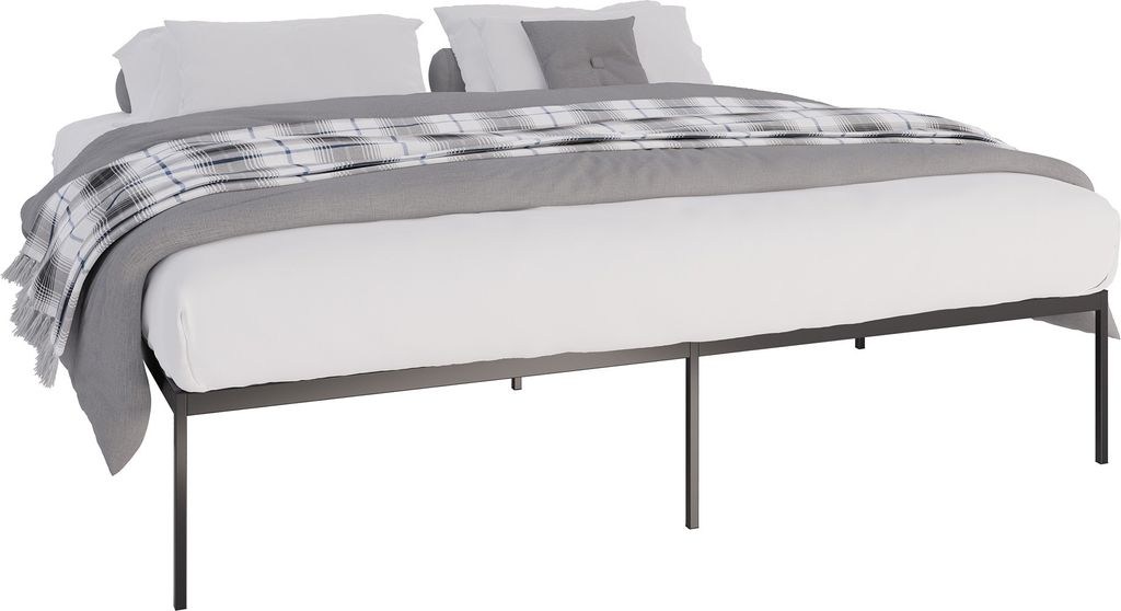 Metallbett HLO-CP1 200x200x42 cm schwarz