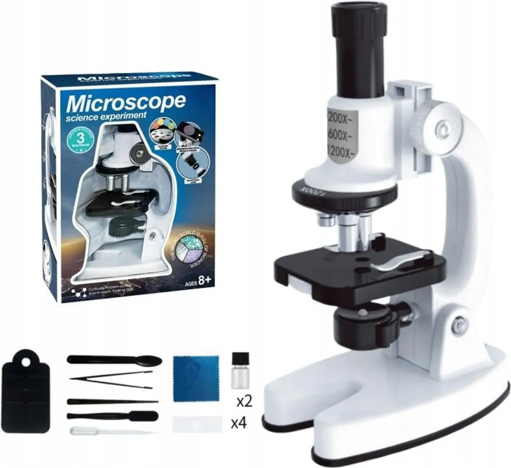 Microscope Éducatif 1200X : Éloignez vos Enfants des Écrans avec LED