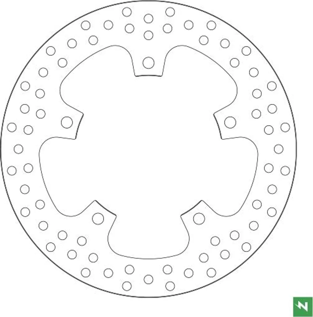 Disque de frein DF5362A anti-vibration 276mm pour réparer votre moto