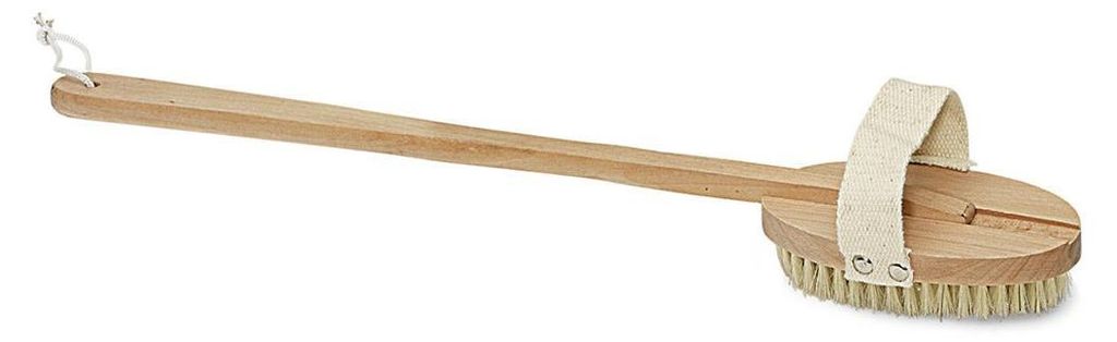 Nölle Profi Brush Badebürste, 48 cm, weiche reine Borste für Körperpflege | 1 Stück