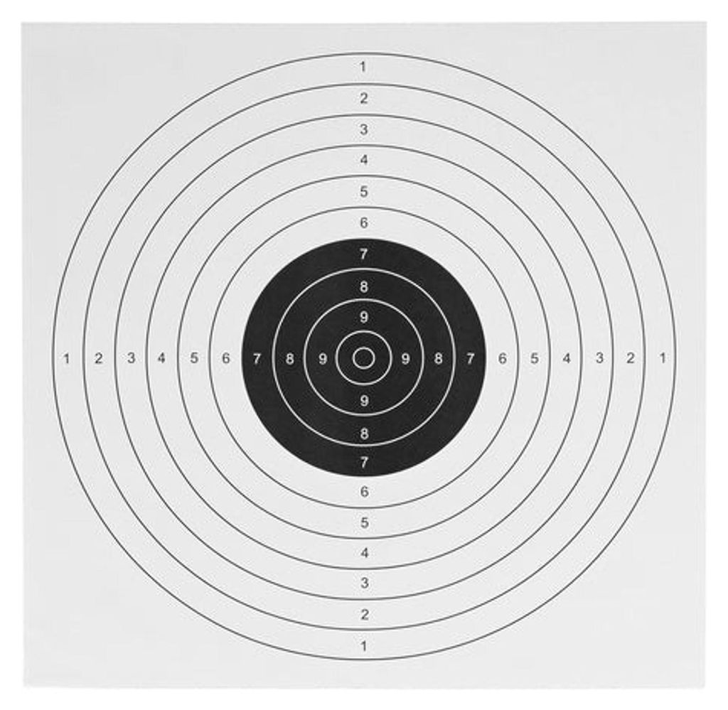 Cartucce per tiro a segno, 50x50 cm, confezione da 100 Immagine del prodotto 