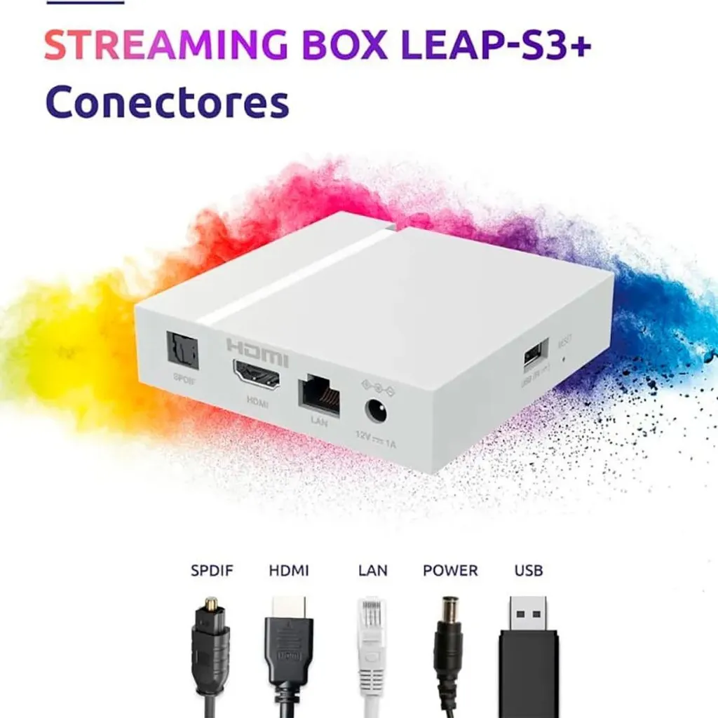 Passerelle multimédia 4K Strong LEAP-S3+V2 - Boîtier Smart TV Android - 16