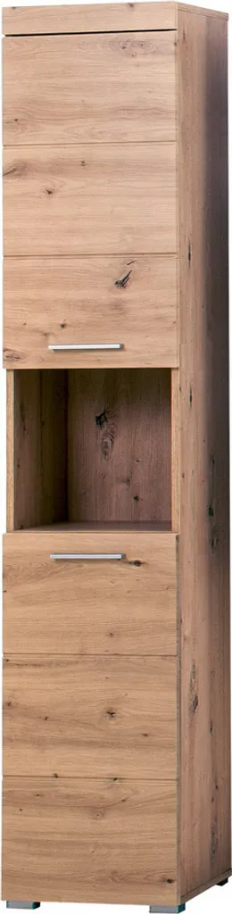 Meuble haut salle de bain chêne AmandaMando pour gain de place et rangement
