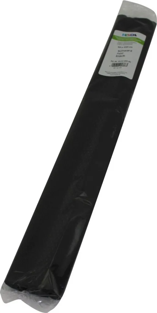 Papier Crêpé Noir pour Fleurs en Papier et Décor de Fête 50x250 cm