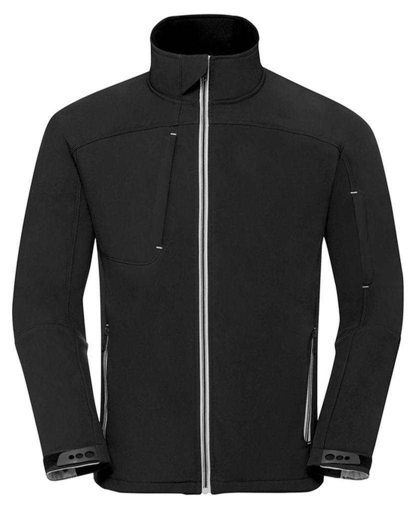 Russell - Softshelljacke für Herren FK3061 (L) (Schwarz)