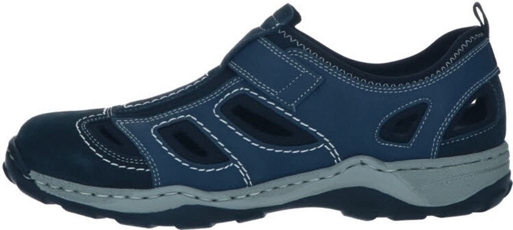 Rieker Herren Klett Halbschuh durchbrochen dunkelblau 44 Produktbild 88
