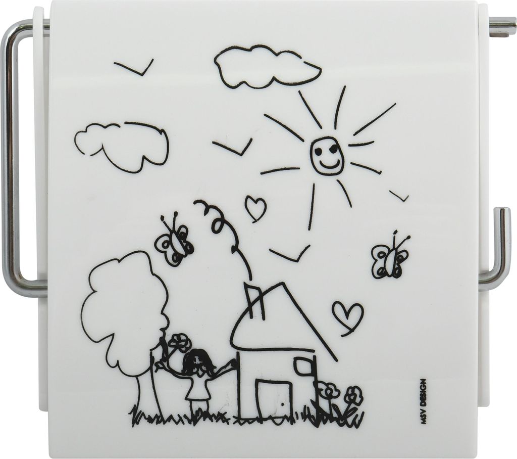MSV Bad Serie "Kinder" Toilettenpapierhalter WC Produktbild 