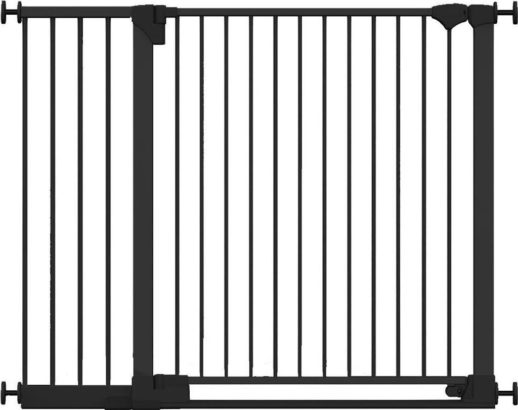 Safetots SafeStep Treppenschutzgitter, 124cm - 131cm, Schwarz