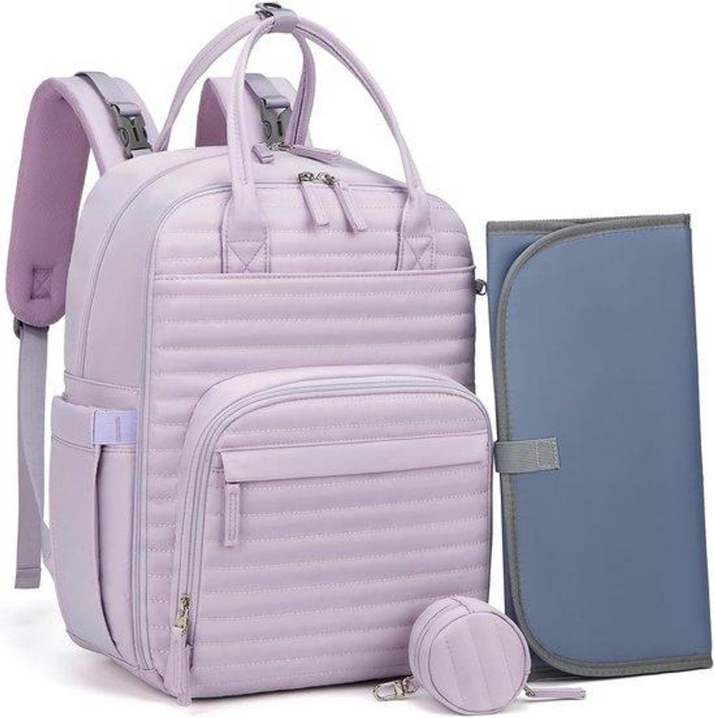 Isolierende Babytragetasche, uniseks, mit isolierten Taschen, Babytragetasche mit Kissen für Mama und Papa, praktische Reise-Tasche