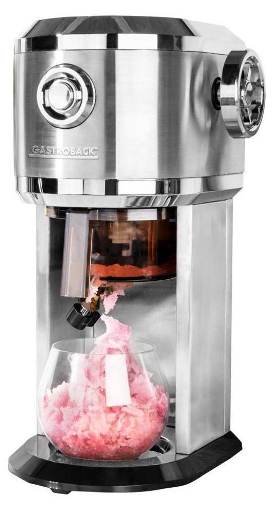 Gastroback Design ijsmachine, elektrisch, zwart, roestvrij Productafbeelding 
