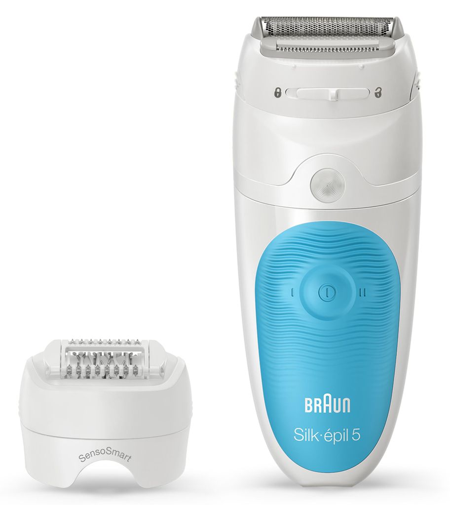 Braun Silk-épil 5 SES 5-605 - Blu - Bianco - 28 pinzette - Immagine del prodotto 