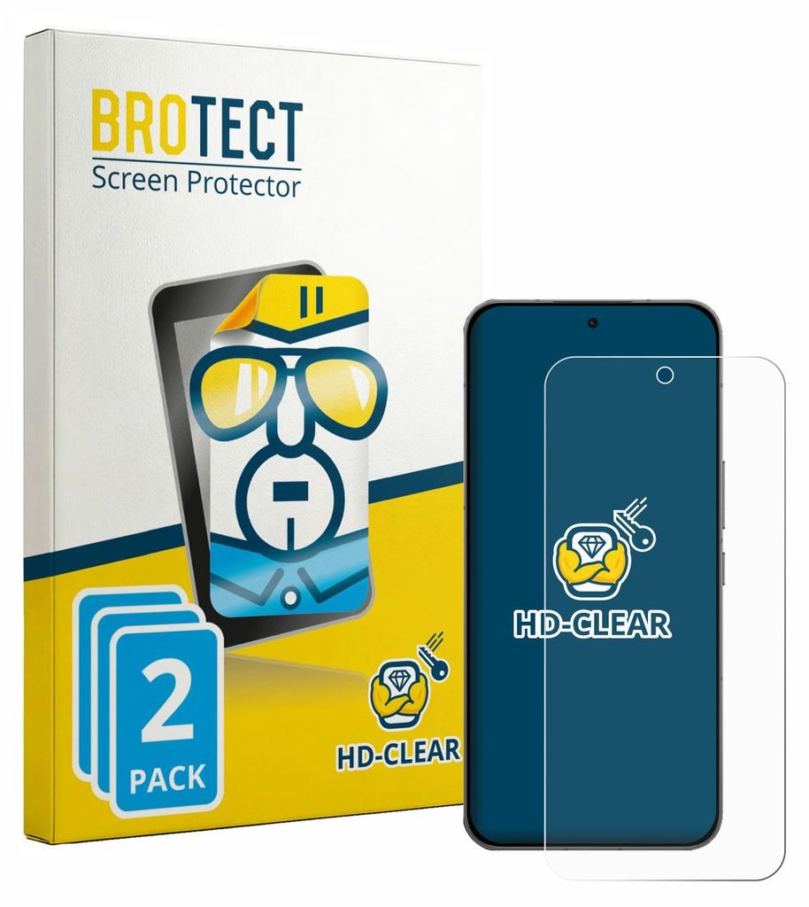 2x Für Oppo K15 Pro Schutzfolie BROTECT Displayschutz Display Schutz Folie Klar Transparent