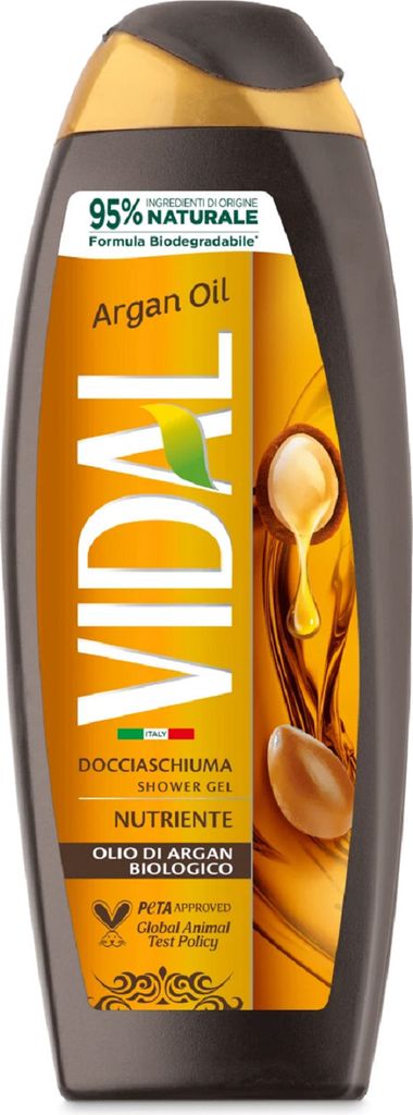 VIDAL Gel doccia Olio di Argan - Olio di Argan 250 ml Immagine del prodotto 