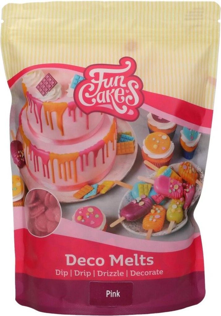 Leicht löslicher Zuckerguss in Granulatform 1kg rosa Produktbild 