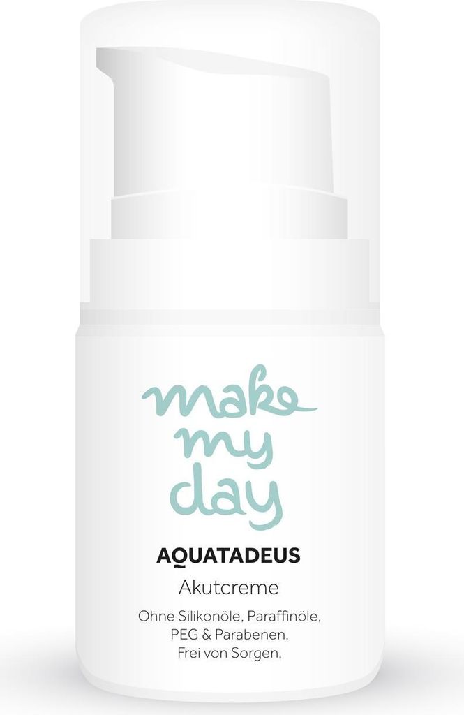 Aquatadeus make my day, Tagescreme, Unisex, trockene Haut, Problemhaut, Empflindliche Haut, Gesicht, Regenerierend, All ages