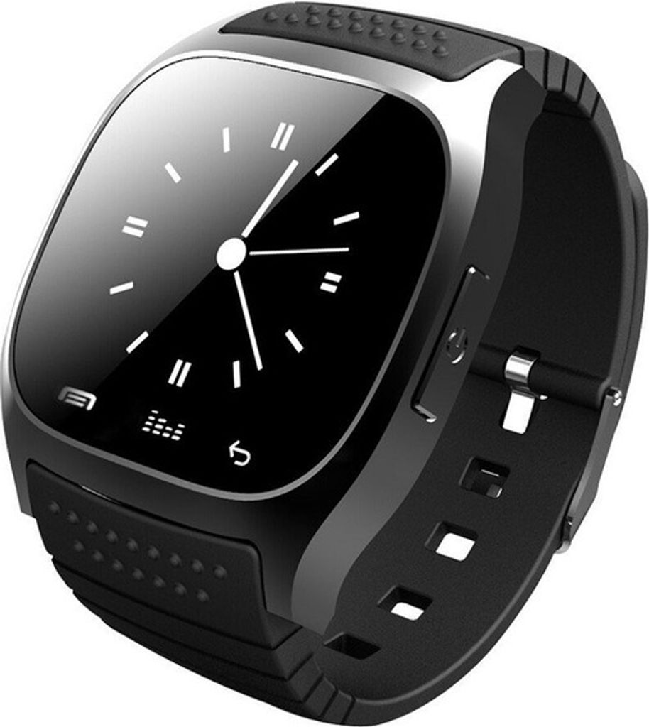 Montre intelligente d'écran taktile Bluetooth M26 - Noir