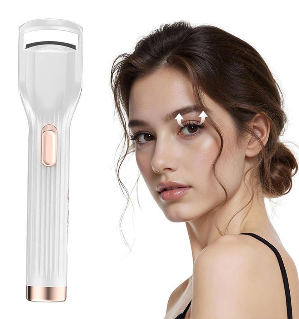 Elektrische Wimpernzange beheizt Wimpern Curler USB-C 2 Temperaturstufen Schnellheizung für langanhaltende Wimpern