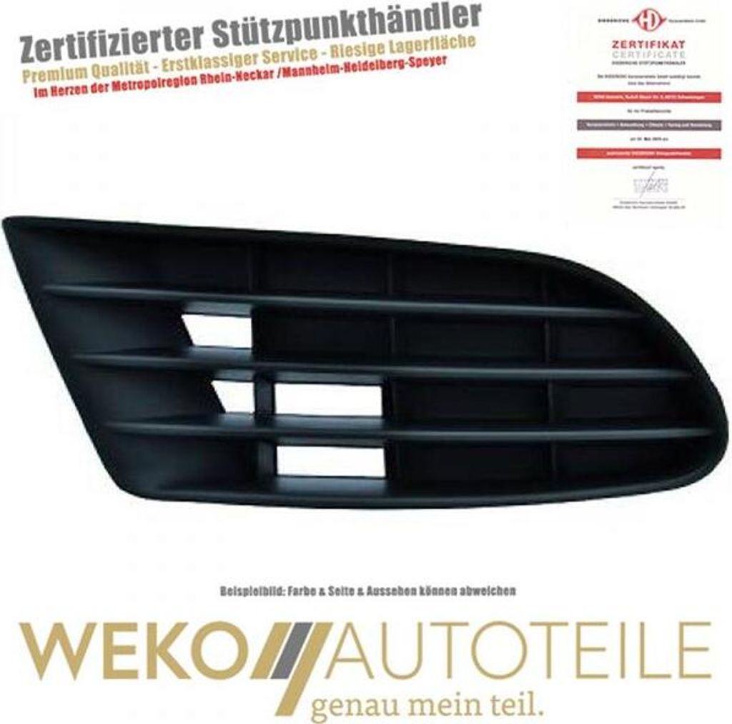Lüftungsgitter Stoßstange links DIEDERICHS 2214643 für VW