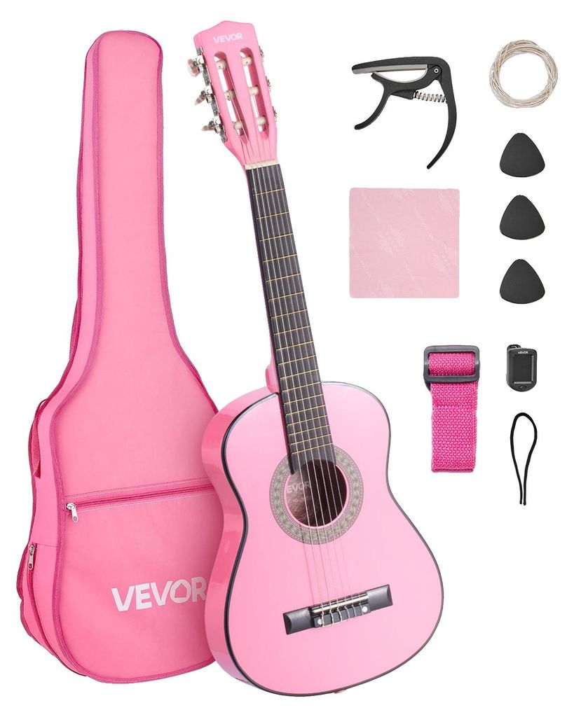 Guitare classique VEVOR, 780 mm Kit de démarrage pour Image du produit 