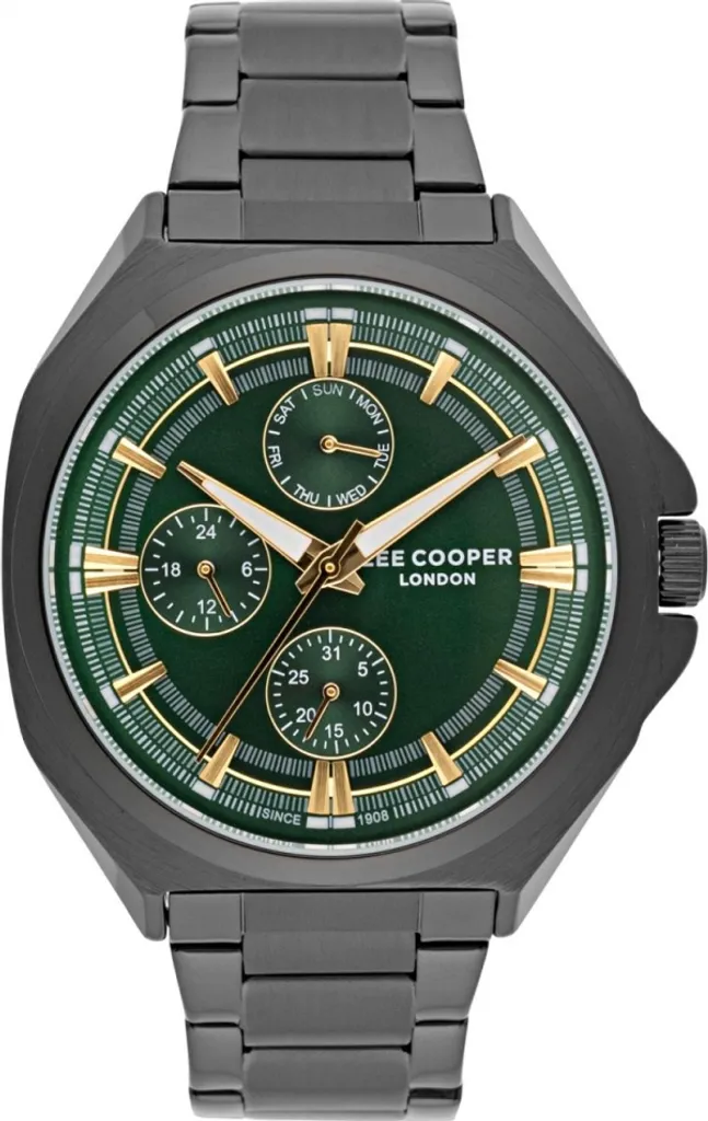 Montre Homme Lee Cooper LC07716.670 Verte - Idée Cadeau Anniversaire