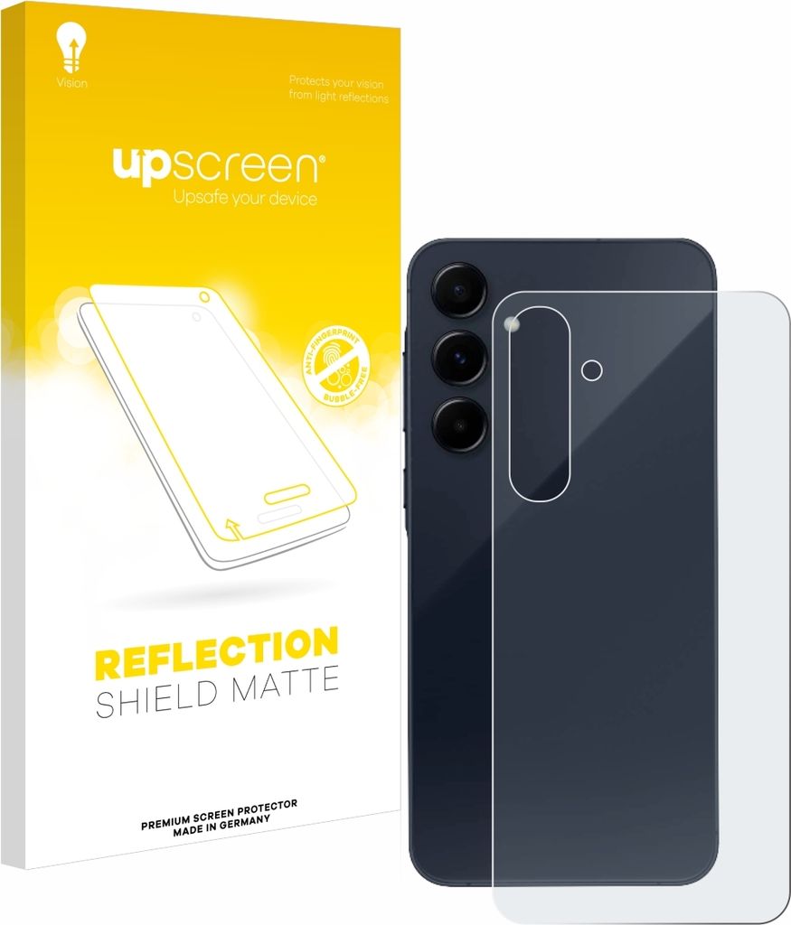 upscreen Schutzfolie für Samsung Galaxy A55 5G (Rückseite) Displayschutz Displayschutzfolie Folie Matt Entspiegelungsfolie