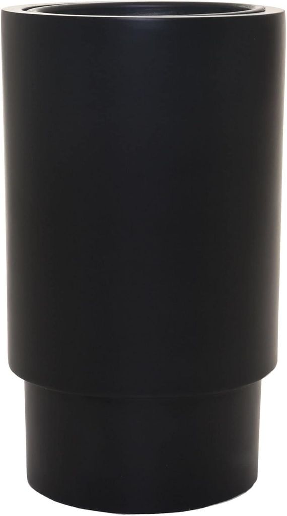 Vaso da fiori ESCADA in fibra di vetro, nero, 35x60 cm Immagine del prodotto 