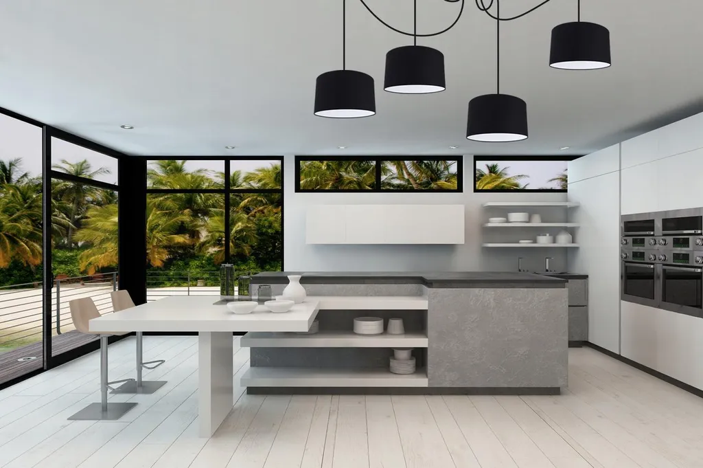 Spider Suspension LED : Solution Éclairage Modulable avec Abat-Jour