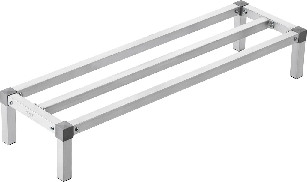 Rayonnage au sol en acier 1219mm avec tablettes réglables capacité 454kg