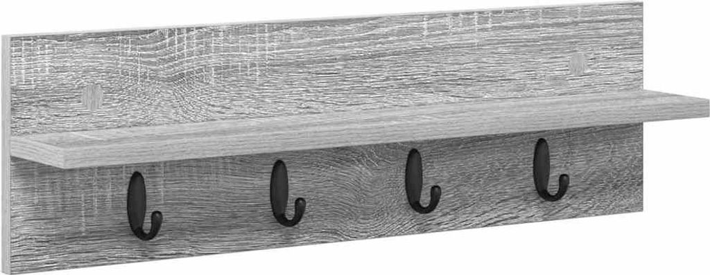 Wandmontierter nachttisch Graues Sonoma 60 x 10,5 x 18 cm
