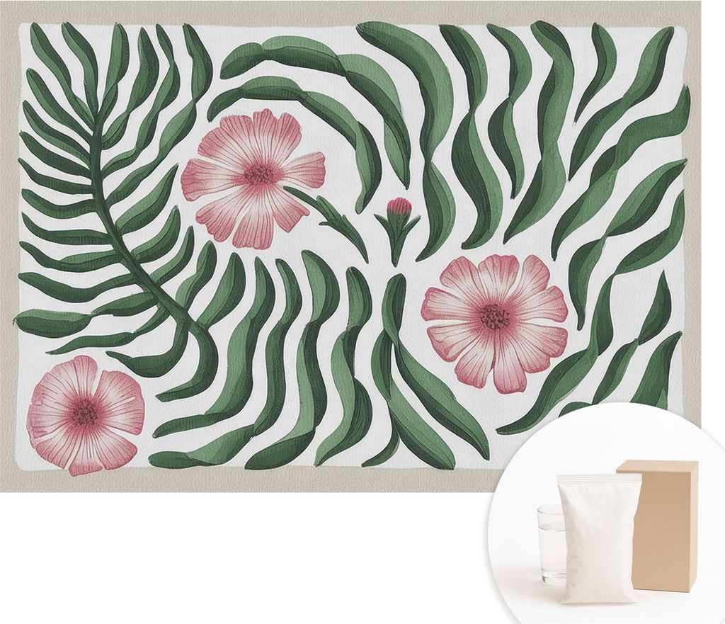 Fototapete - Wandbilder für Wohnzimmer - 312x219 cm - Dekorative Wandfolie - Modernes Design für Wanddekoration - Tapeten für Innenräume - Blü...