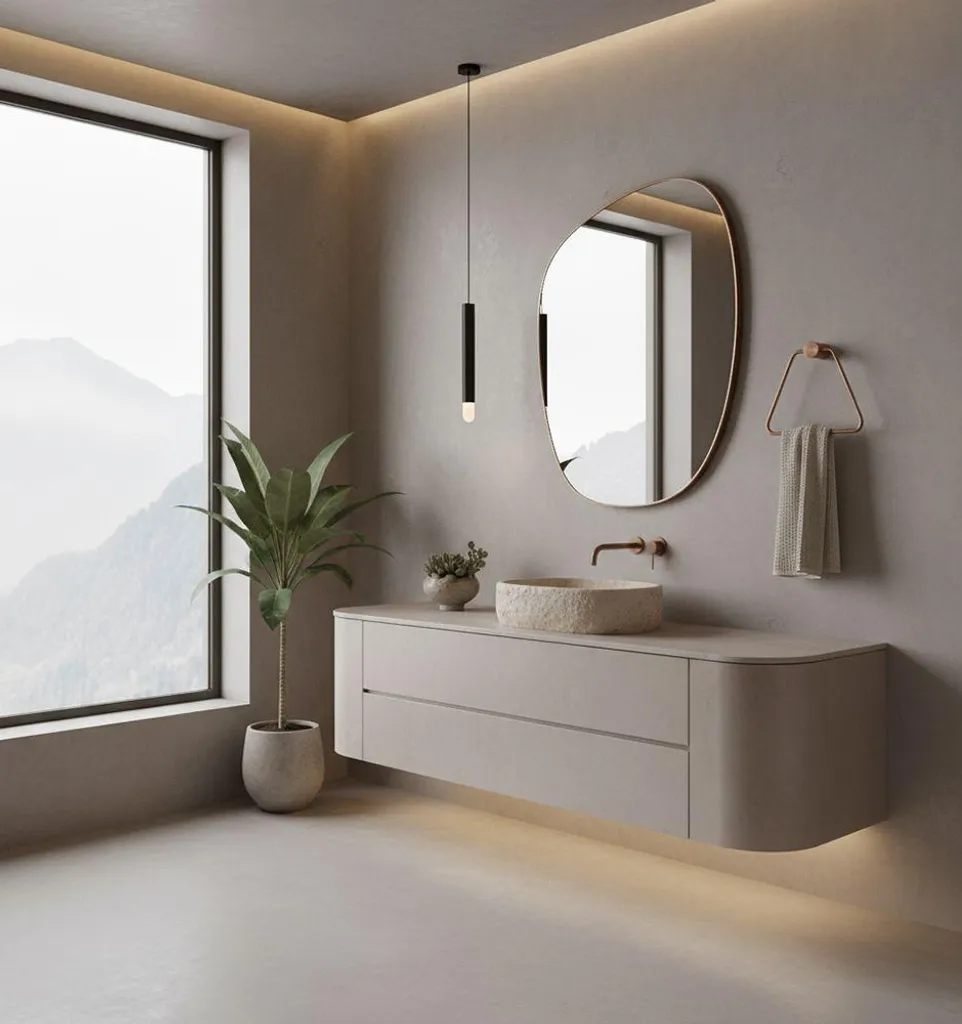 Patère de salle de bain REA pour optimiser le rangement des draps