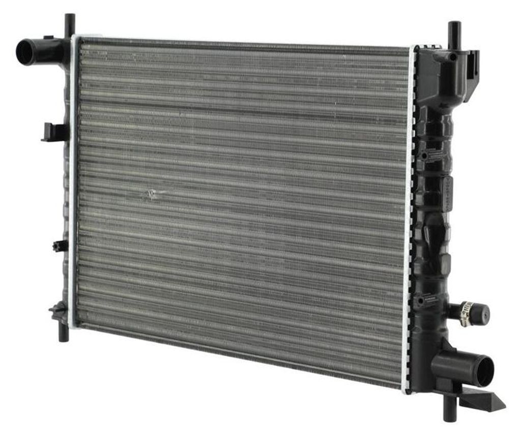 Kühler Motorkühlung Kühlrippen 500 x 360 mm HELLA für u.a. FORD FIESTA