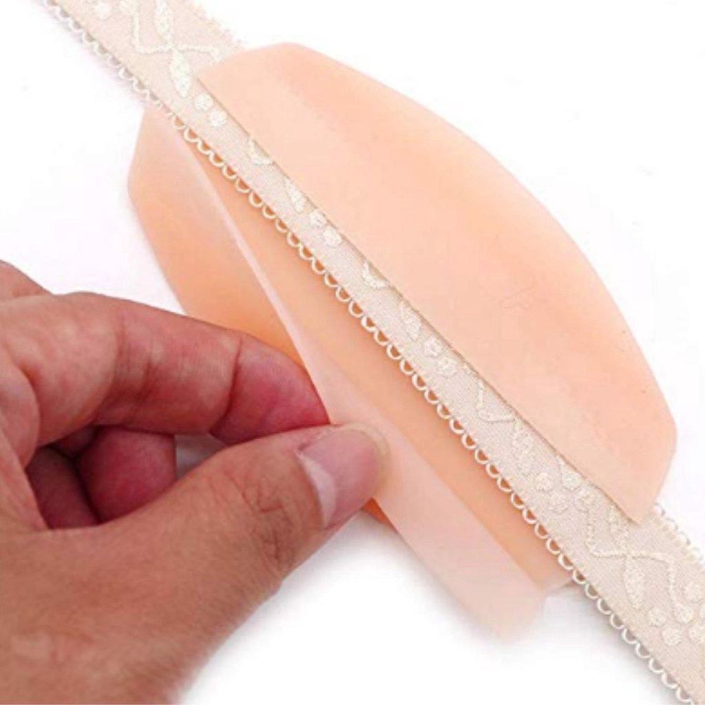 Jumada's – Bequeme Silikon-Schulterpolster für BH-Träger, BH-Zubehör – Beige