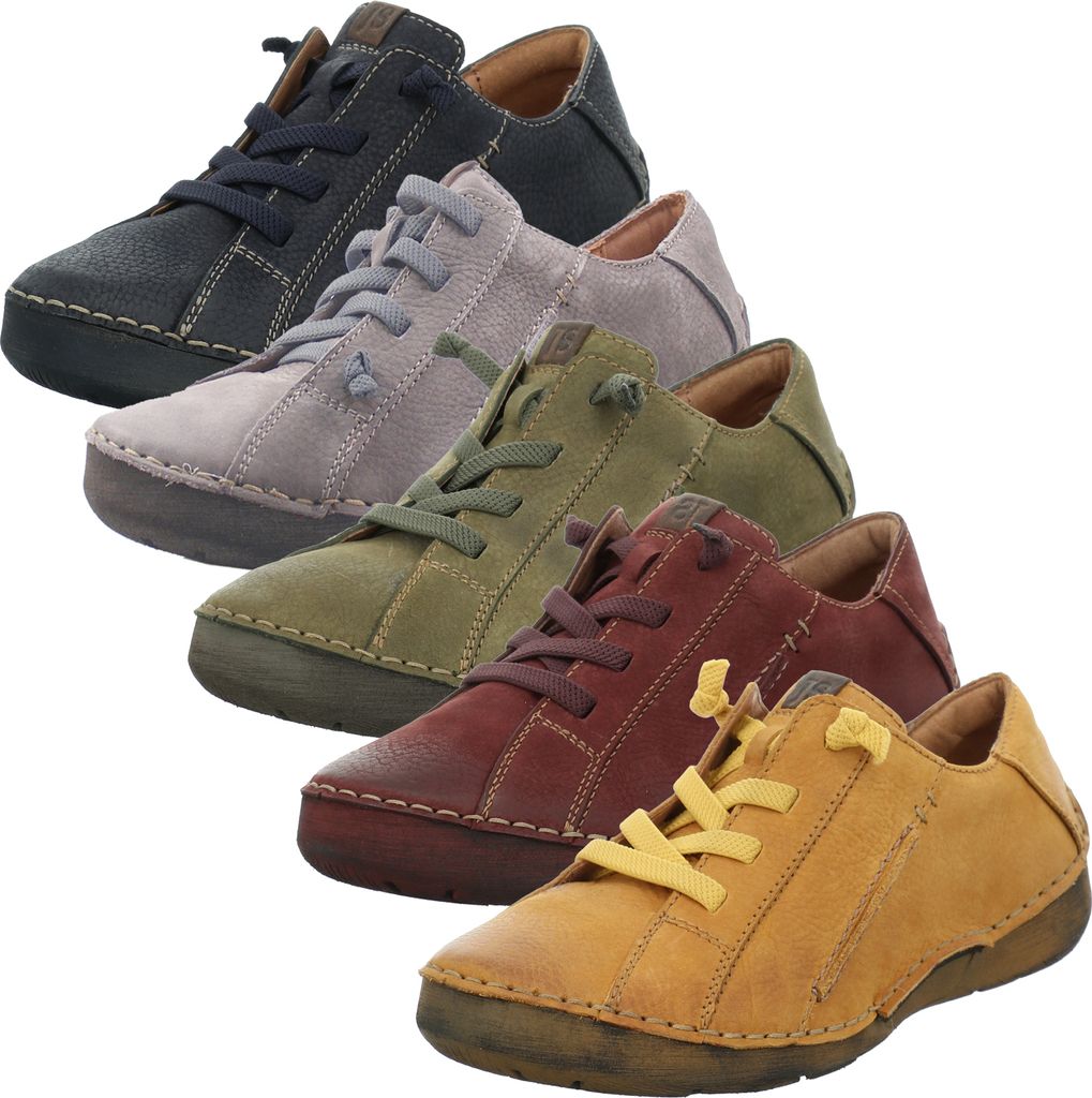 Josef Seibel Damen Halbschuhe Schnürschuhe Fergey 87 59687-796, Größe:39 EU, Farbe:Gelb
