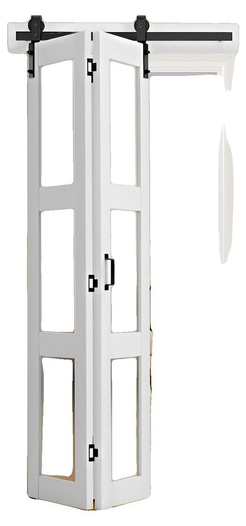 VEVOR Porta scorrevole a libro in stile porta da fienile Immagine del prodotto 