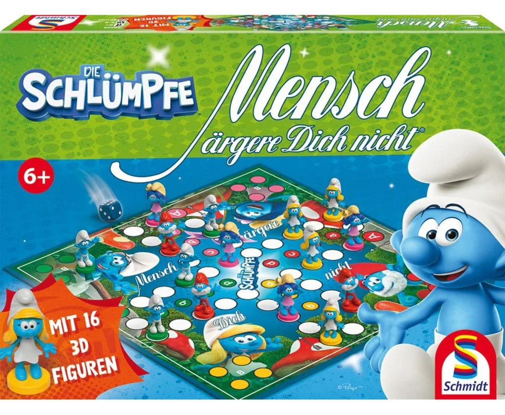 Mensch ärgere Dich nicht - Die Schlümpfe Produktbild 
