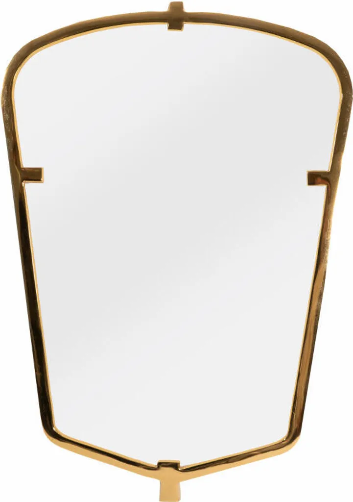 Miroir mural Art Déco 70 cm pour entrée et salon - Spiegel Aluminium