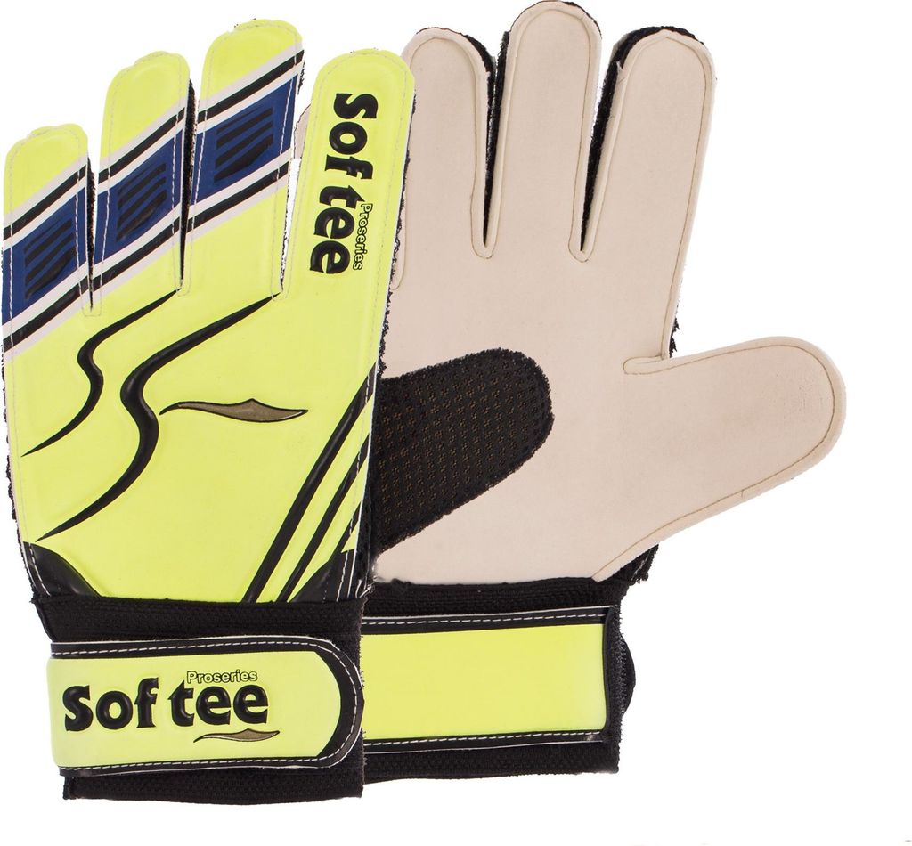 Handschuhe Paar Torwart Softee América Amarillo Flúor