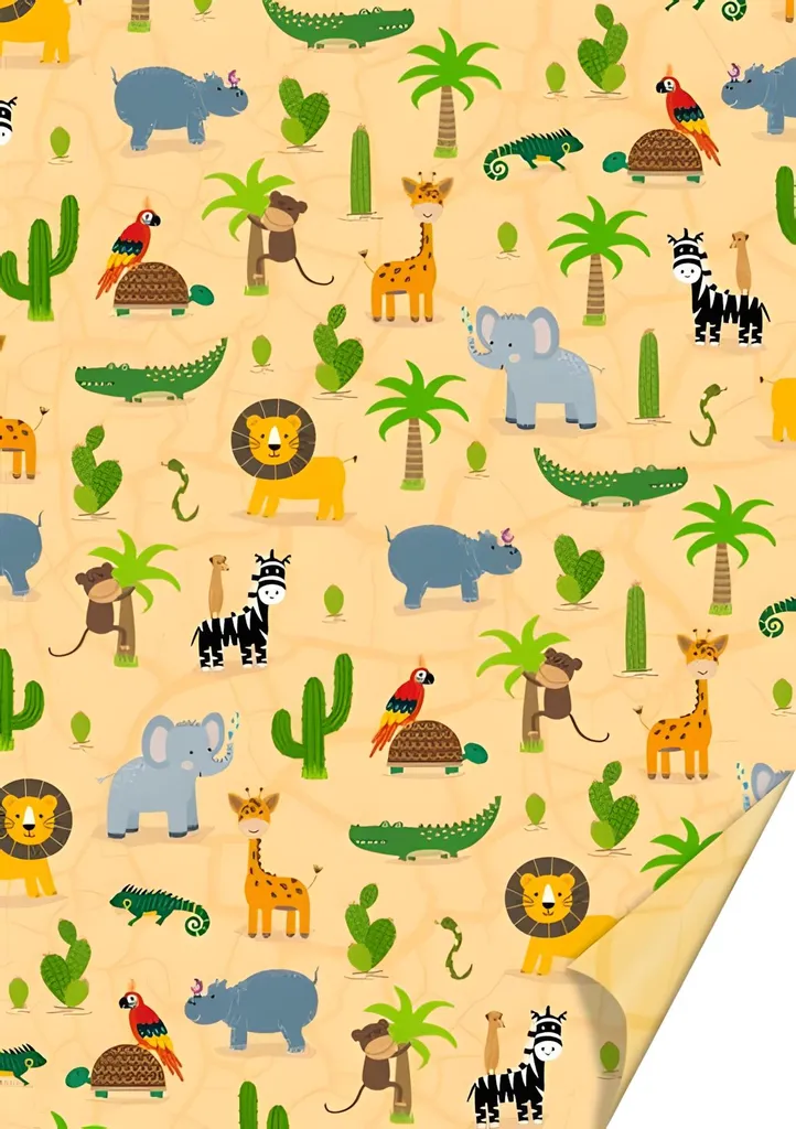 Carton à motif Faune 50x70 cm Heyda pour réussir toutes vos créations DIY
