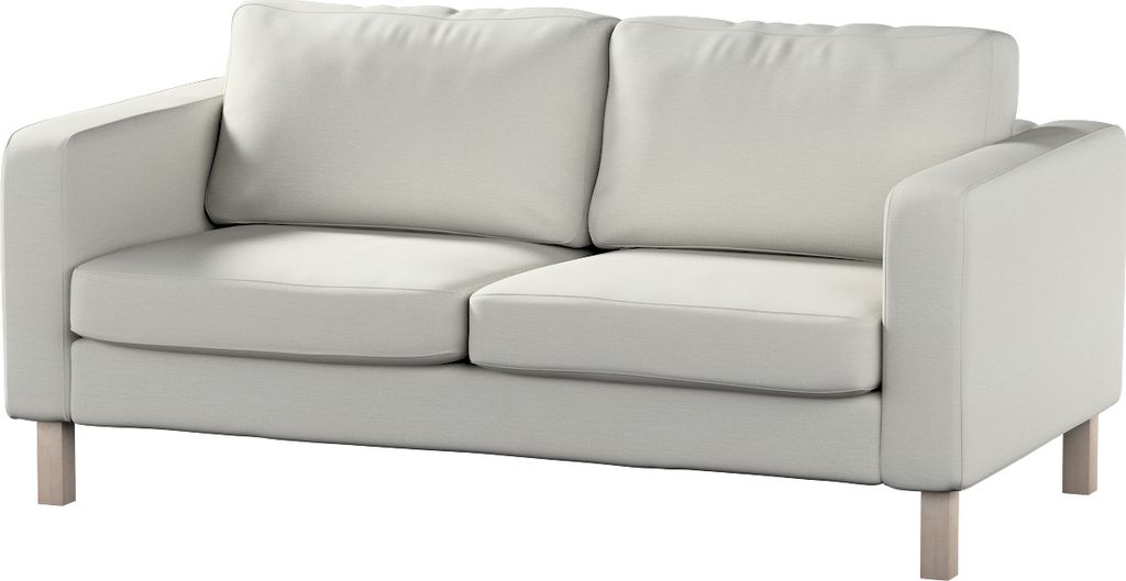 Dekoria Bezug für Karlstad 2-Sitzer Sofa nicht ausklappbar, mittelgrau, Sofahusse, Karlstad 2-Sitzer