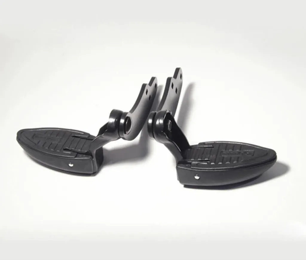 Repose-pieds arrière Isotta pour Aprilia - Paire de cale-pieds alu