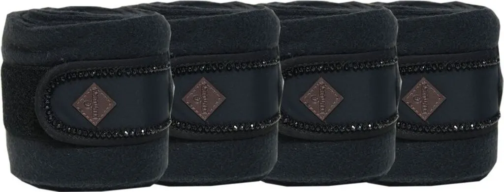 Bandes de Travail Polaires Pearls Noires : Protection et Confort Équin