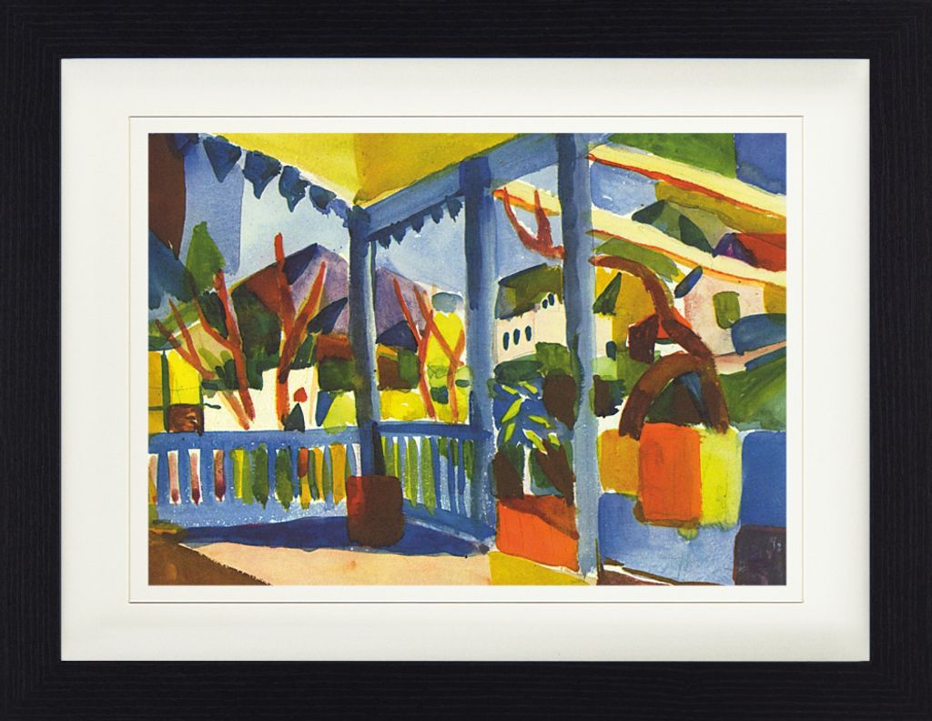 August Macke Gerahmtes Bild Mit Edlem Passepartout | Produktbild 