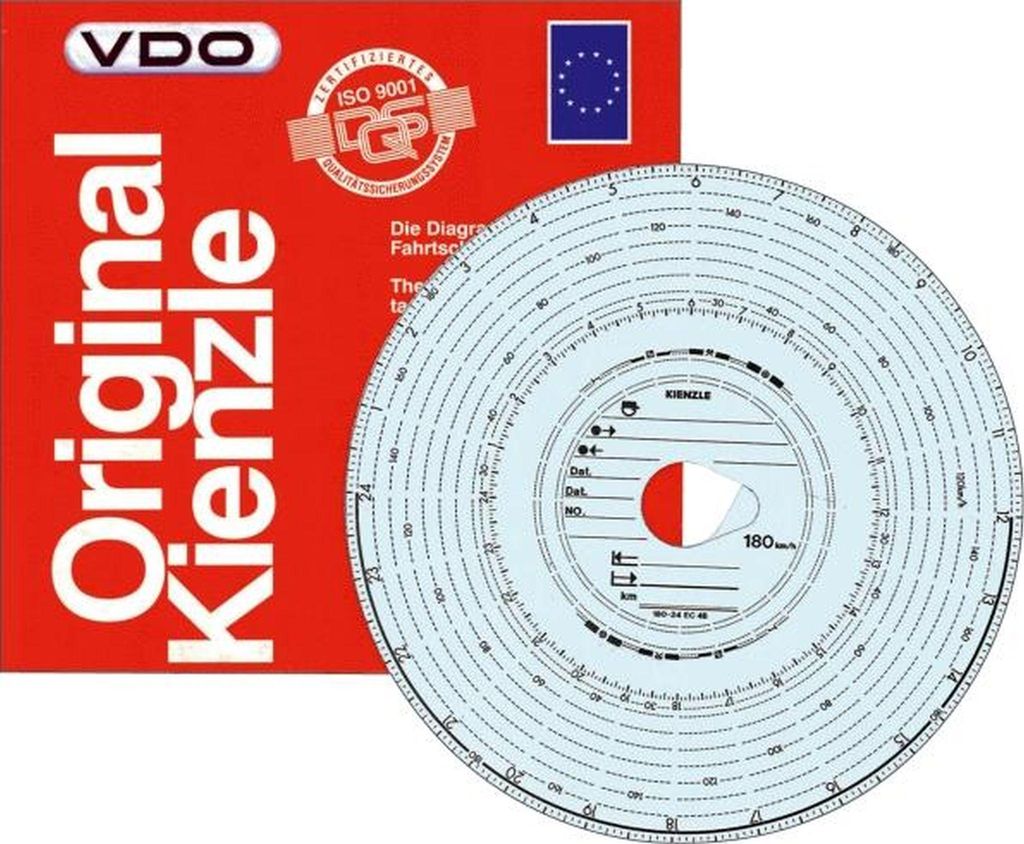 Original Kienzle Diagrammscheiben 180-24 EC 4 B