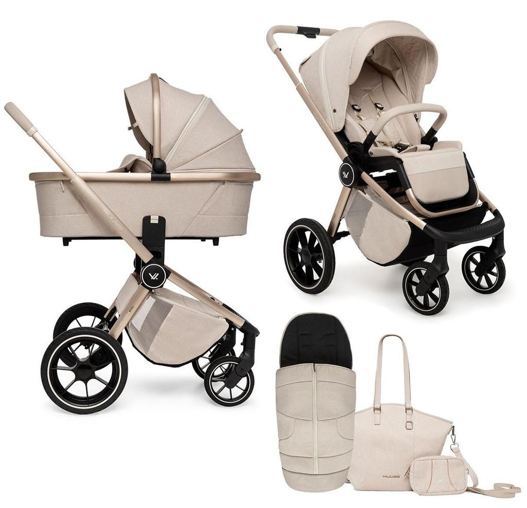 Muuvo Quick SE2 Kinderwagen Beige – leichter 2in1/3in1 Produktbild 