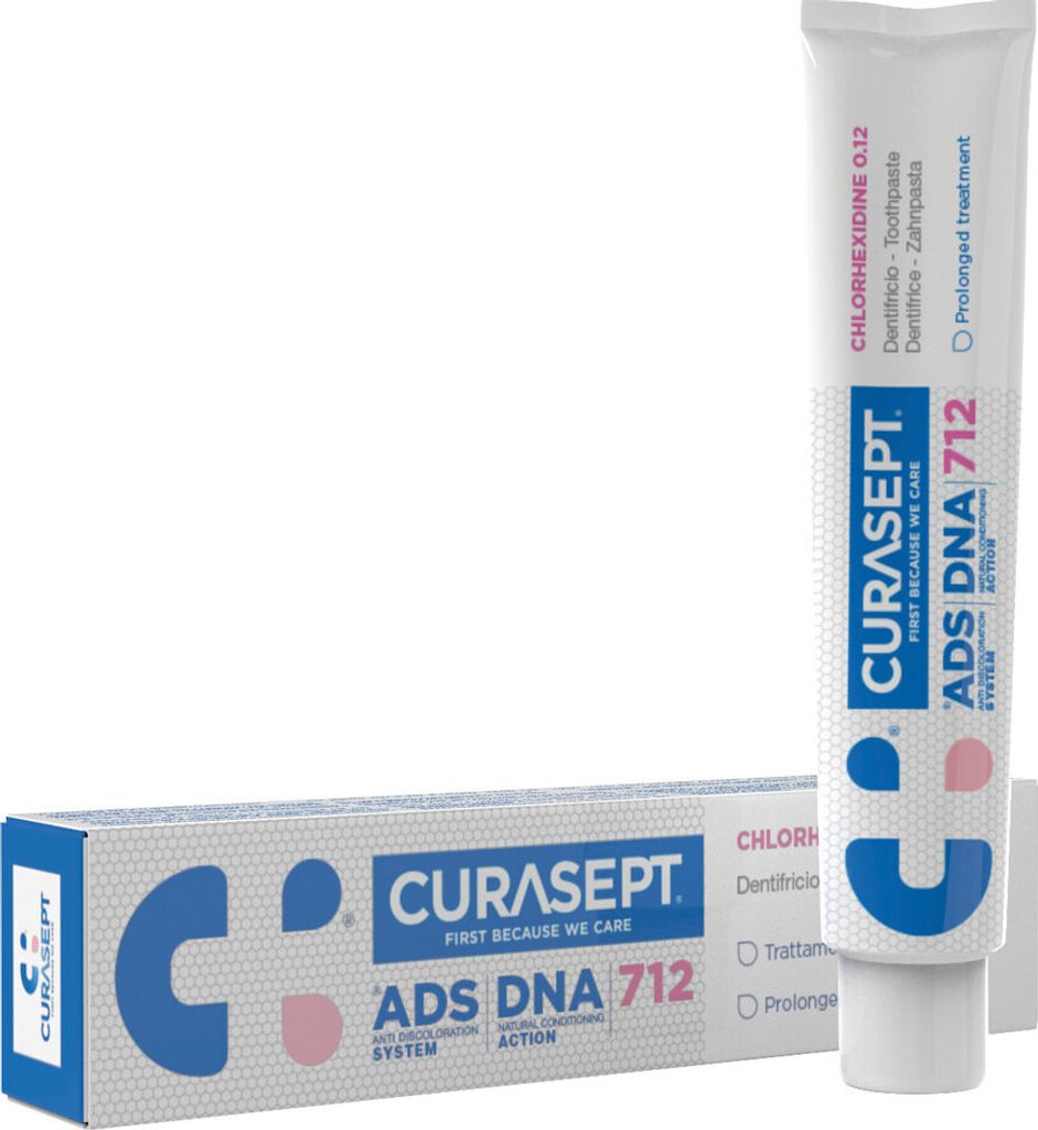 Curasept ADS DNA 705 Chlorhexidine 0.05 Toothpaste with Mint Flavor 75ml